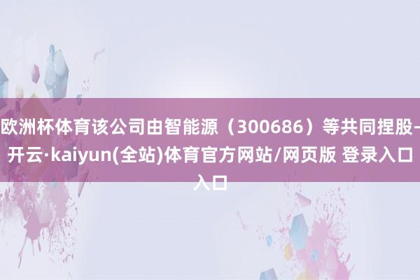 欧洲杯体育该公司由智能源（300686）等共同捏股-开云·kaiyun(全站)体育官方网站/网页版 登录入口